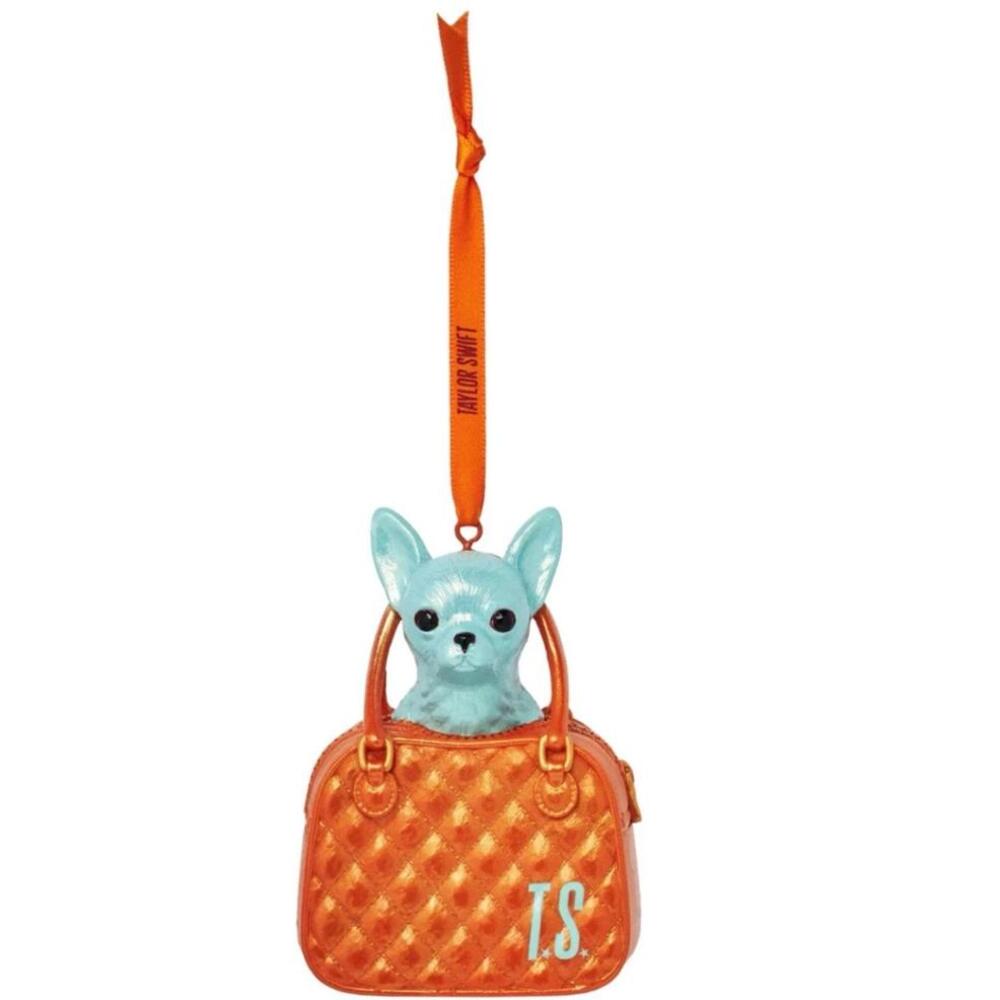 Taylor Swift Toy Chihuahua Barking At Me From A Tiny Purse Ornament In Hand - Picture 7 of 7